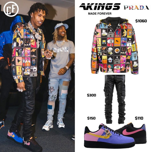 Dior Sneakers worn by Lil Baby on the Instagram Account of