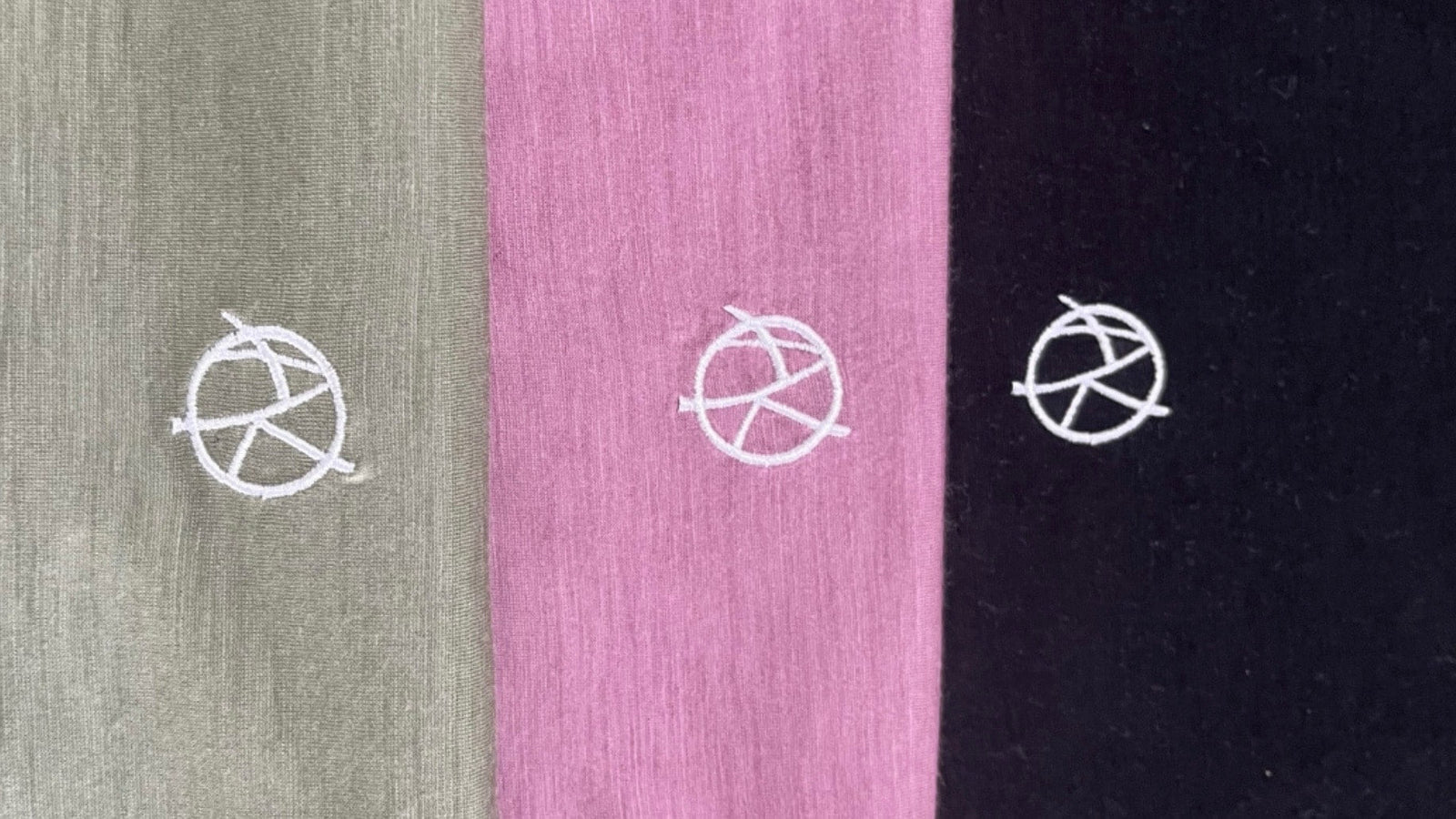 merino in green, pink and black color way