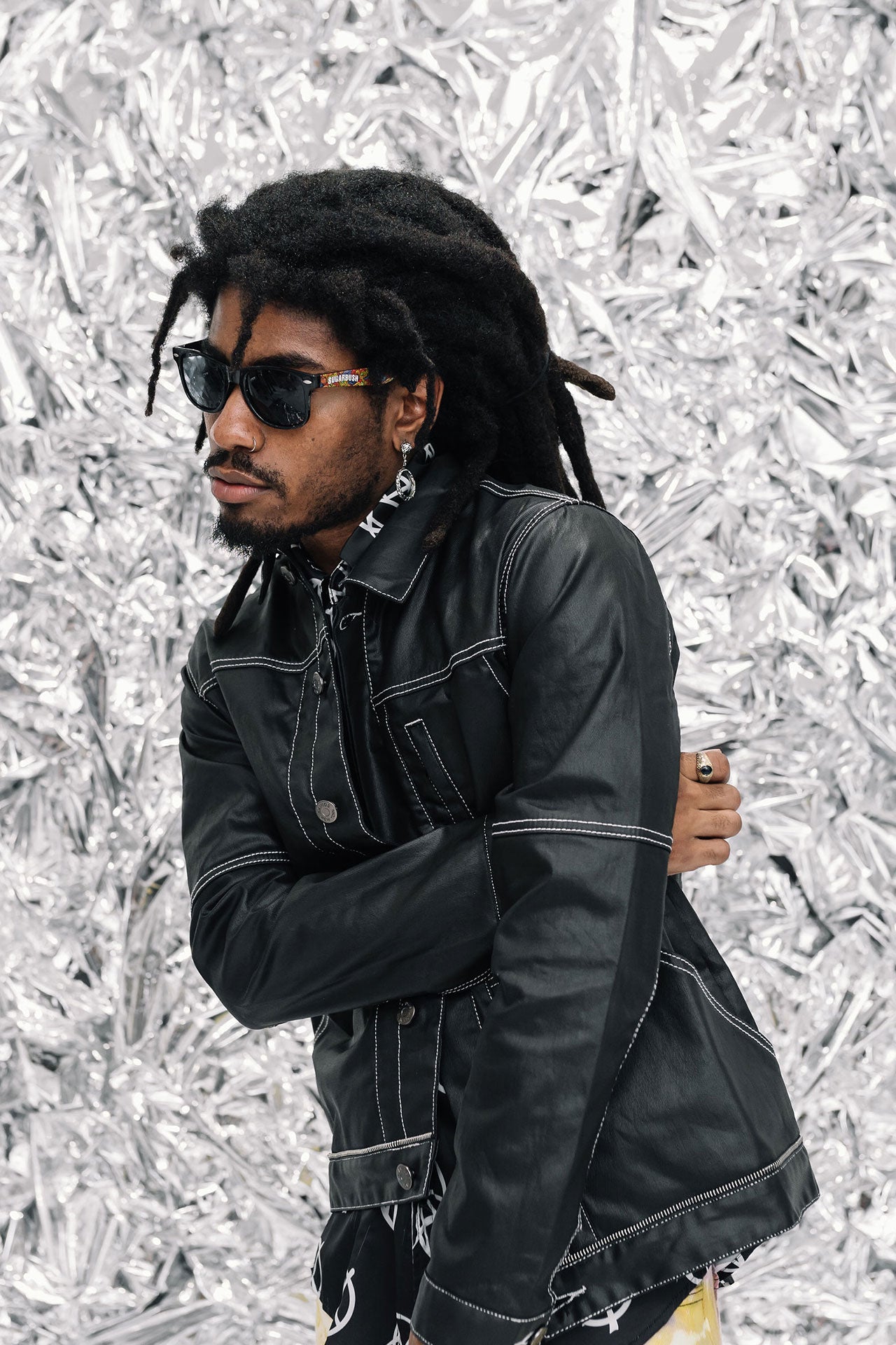 VICTOR BLACK WAXED JACKET