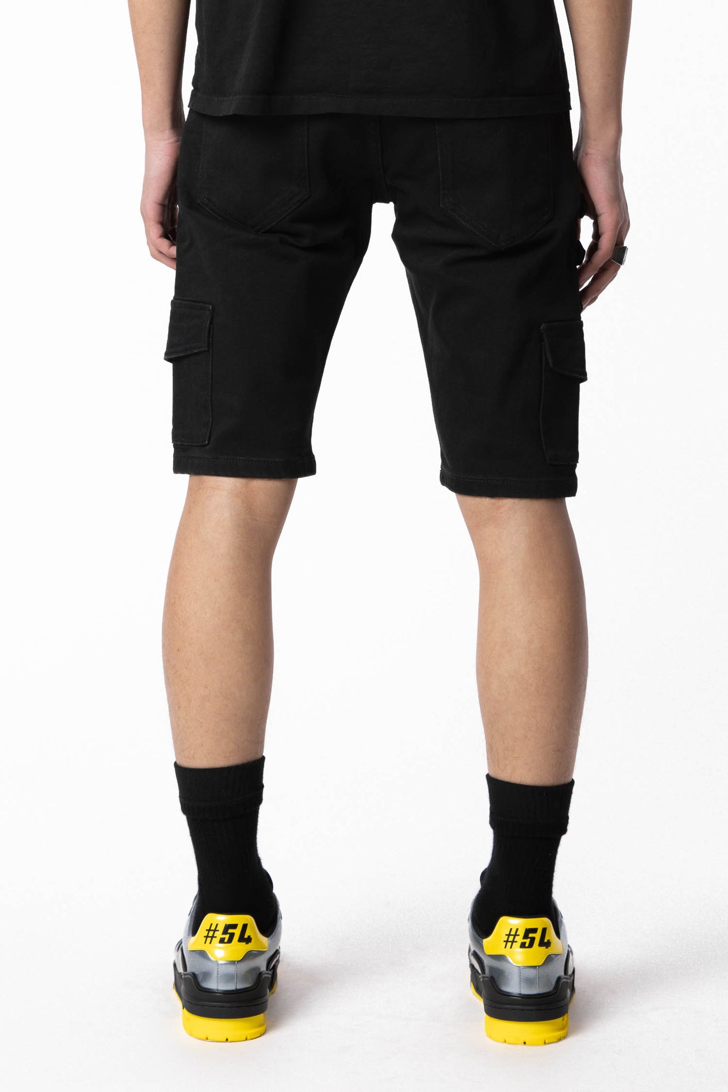 OMARI DENIM SHORTS - View 4 - AKINGS