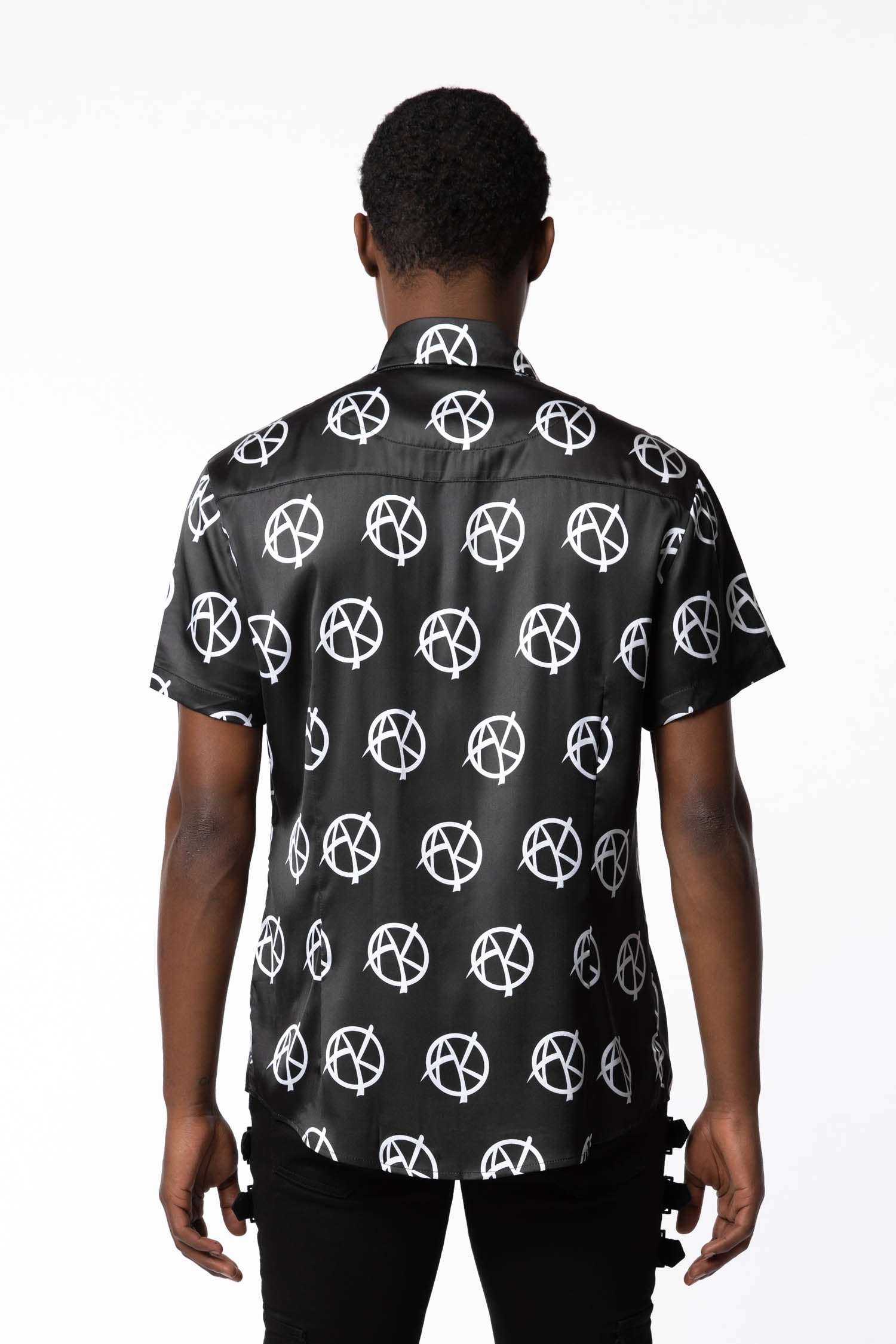 Back view detail of Anarchy Satin Shirt