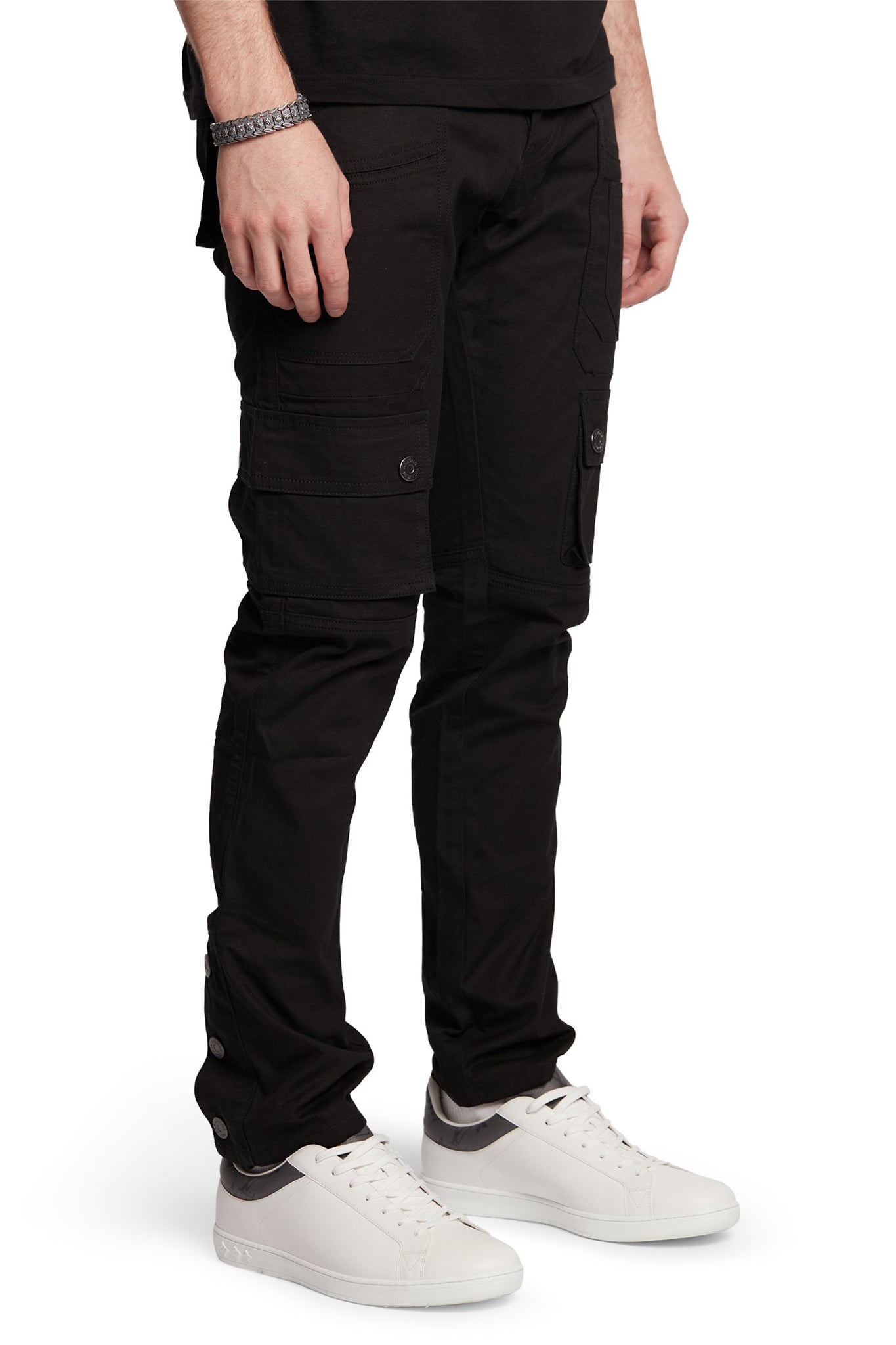 CANVAS CARGO SNAP PANTS