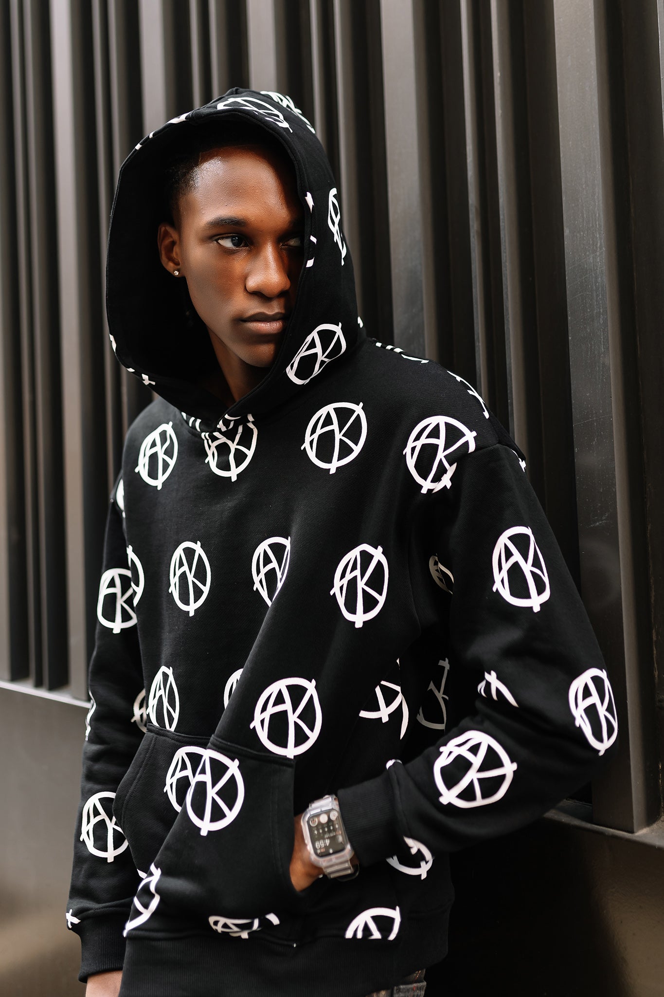 ANARCHY MULTI LOGO HOODIE