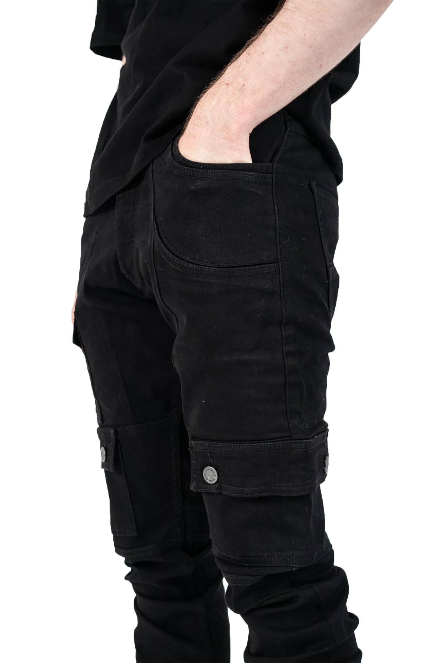 Close up view of front pocket of Kyle Jeans