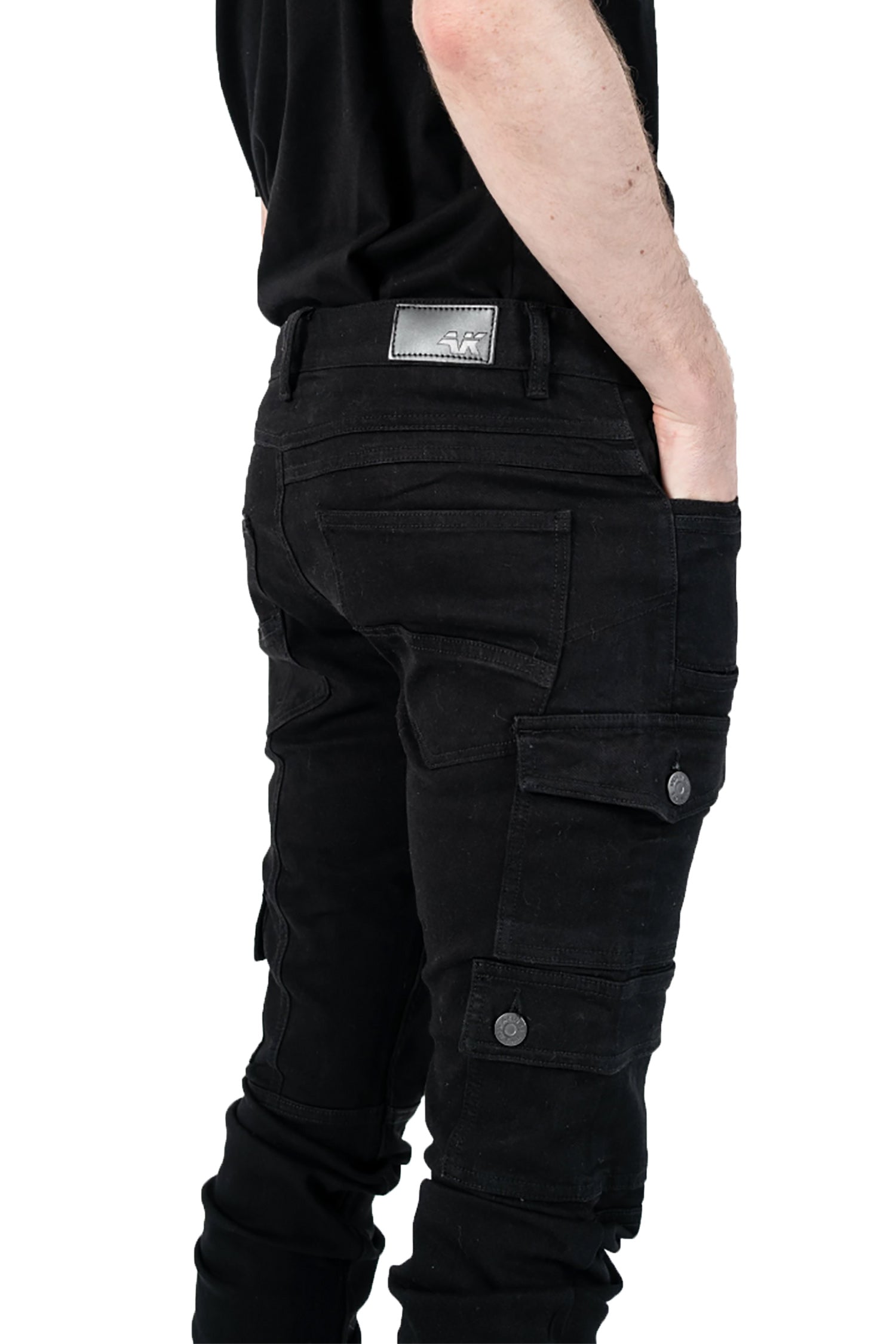Side view of Kyle Jeans showing pocket design