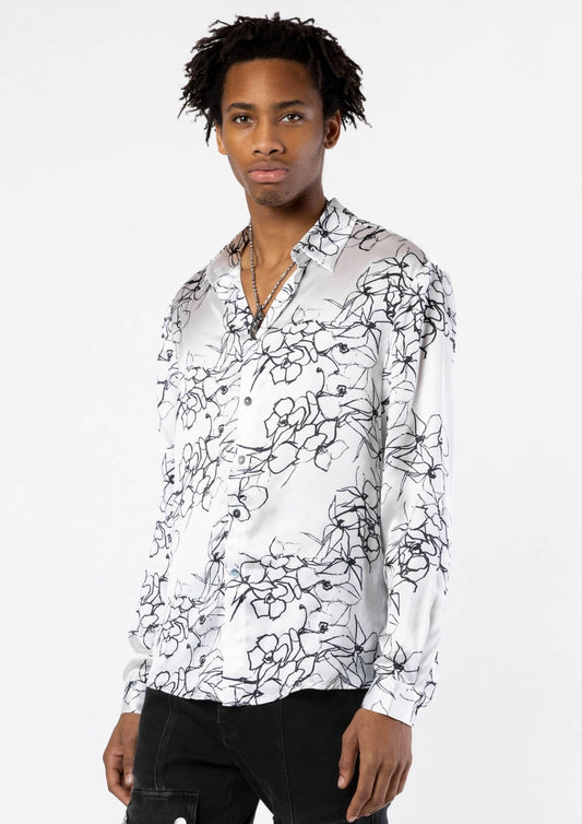 Mono Satin Shirt