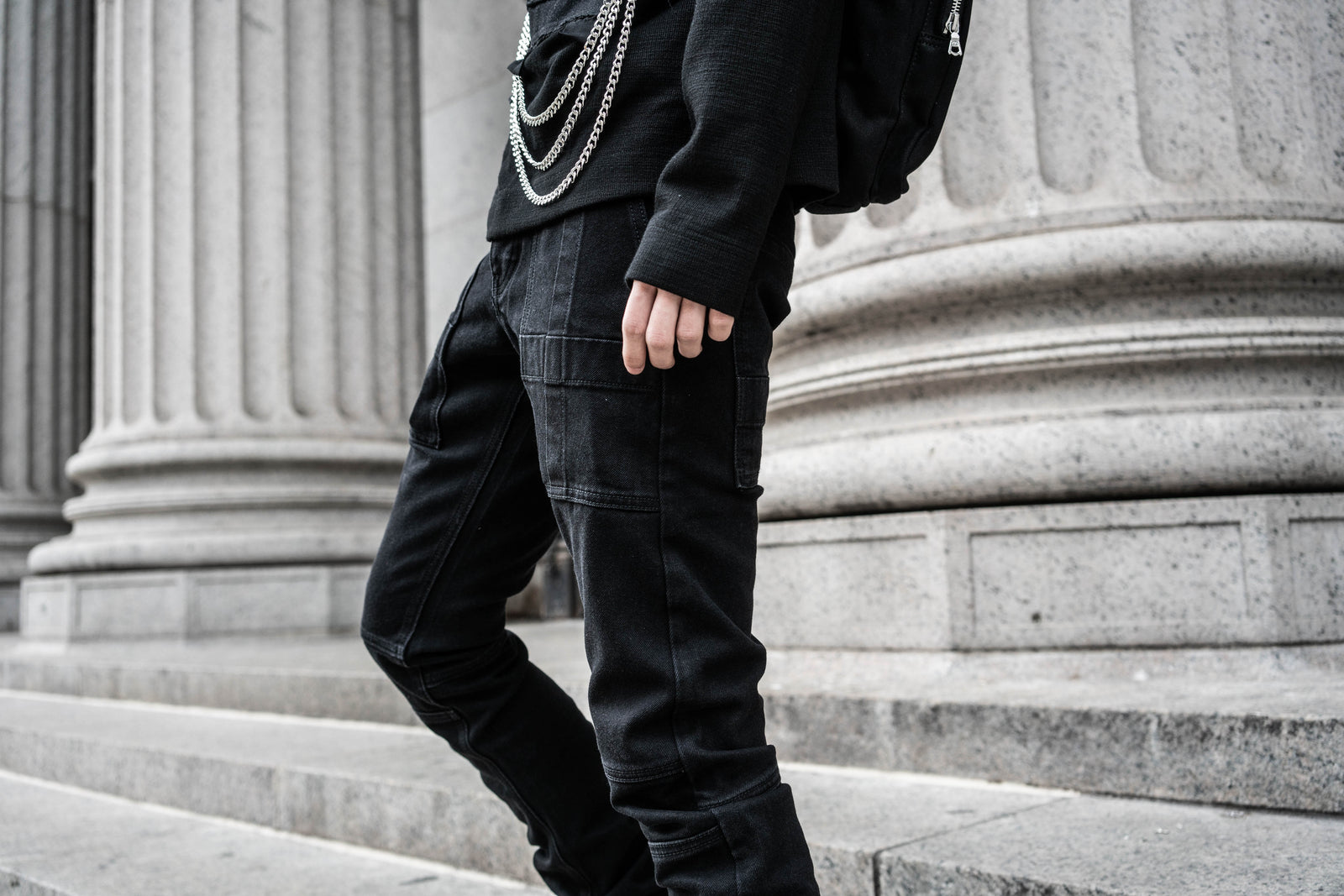 Daniel black jeans with deep pockets