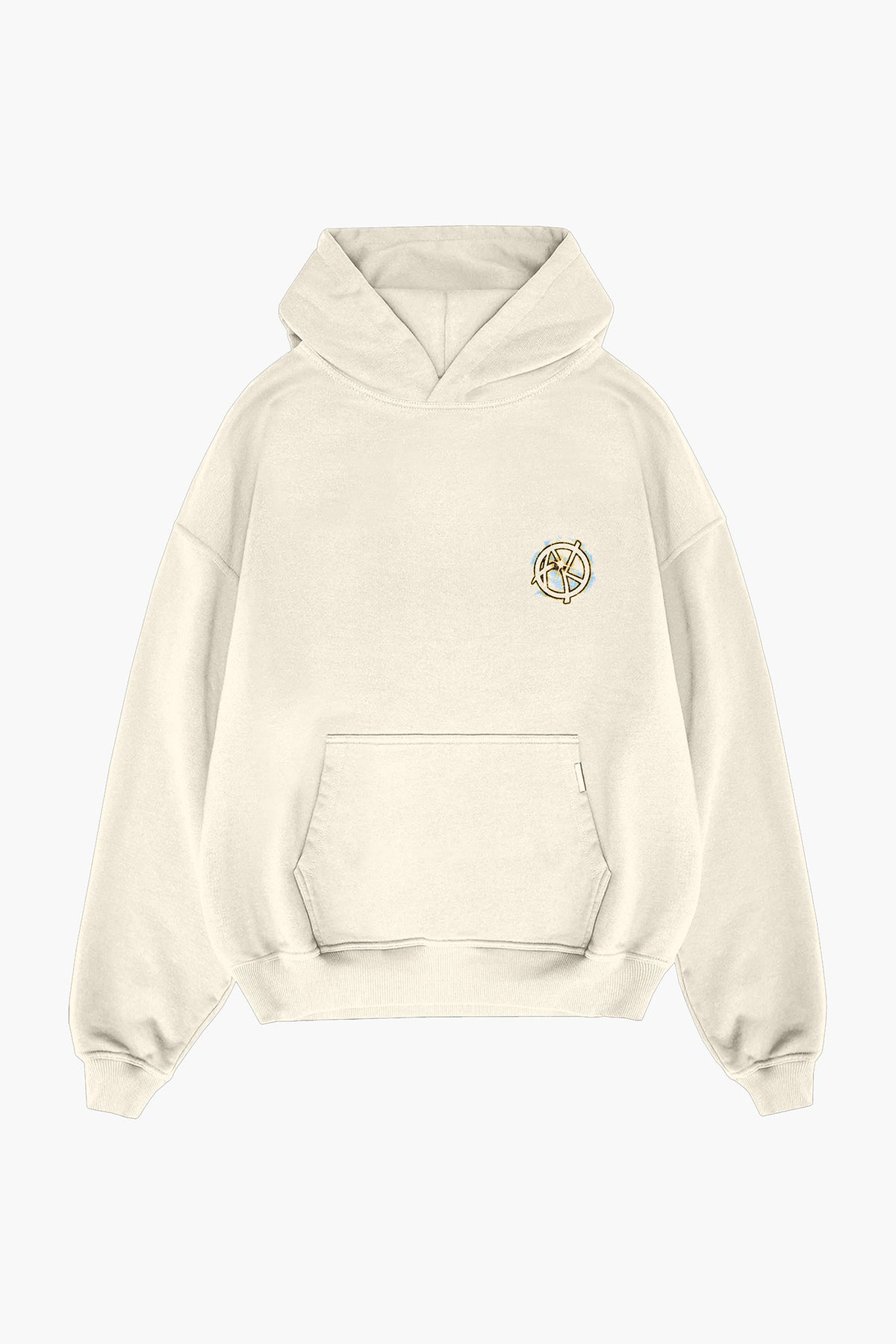 NO RISK NO REWARD HOODIE front view flat lay
