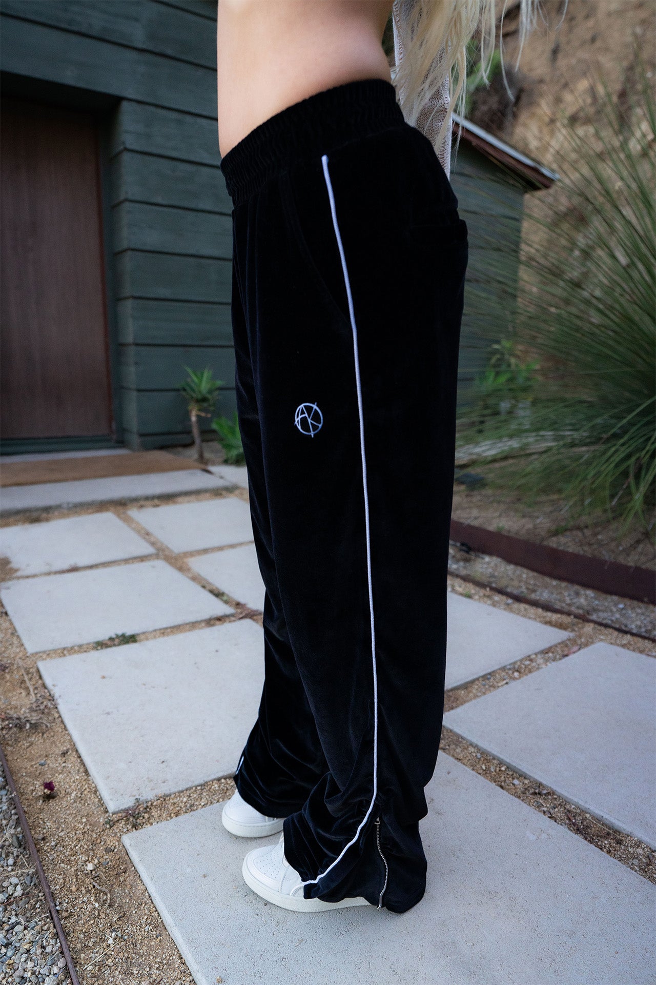 VELOUR TRACK PANTS