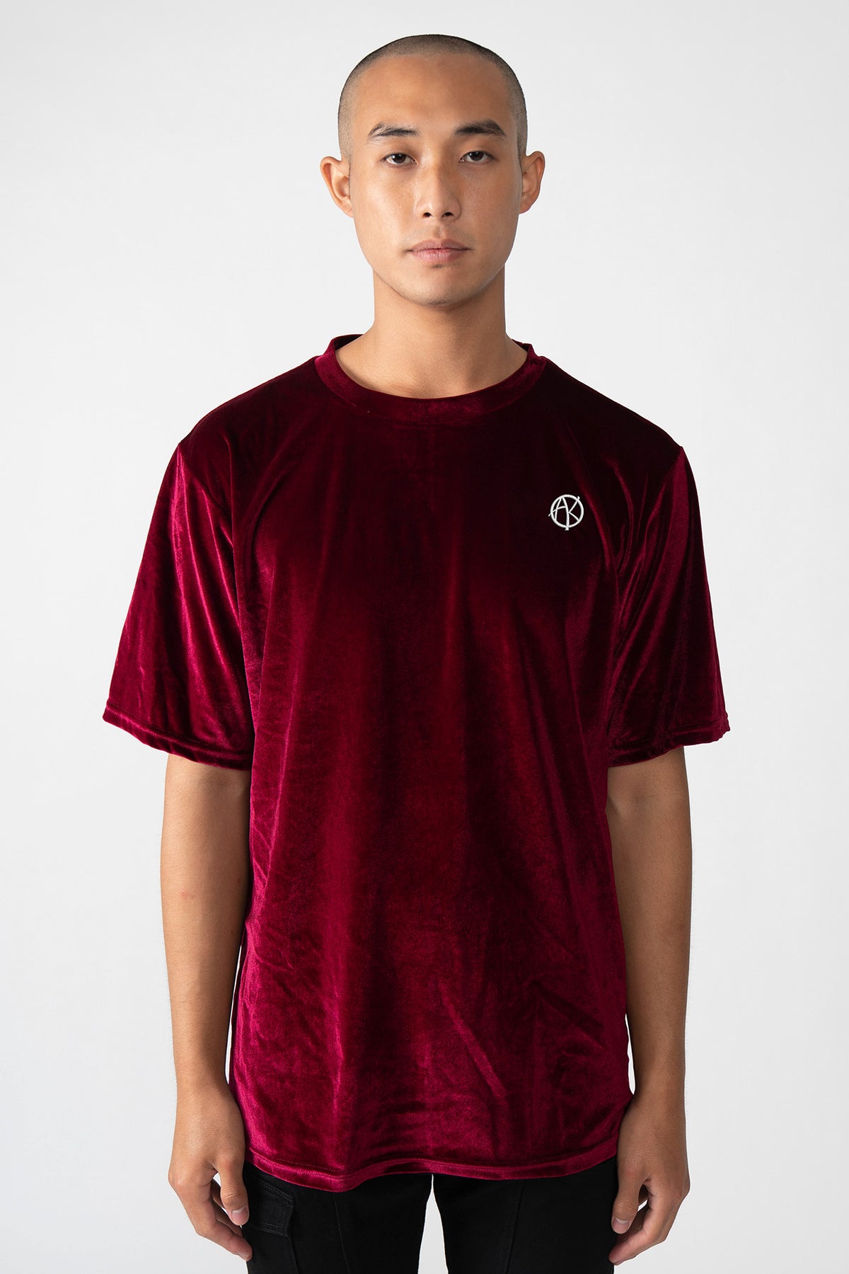 AK EMBLEM VELOUR T SHIRT AKINGS