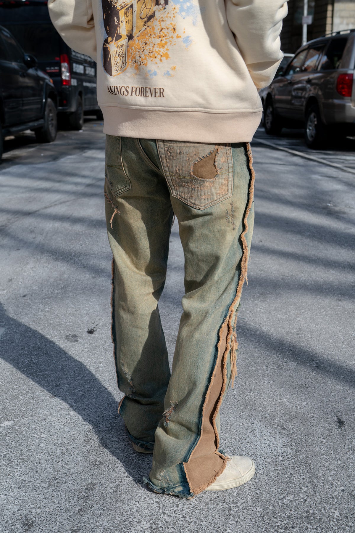 back view, showing pocket details