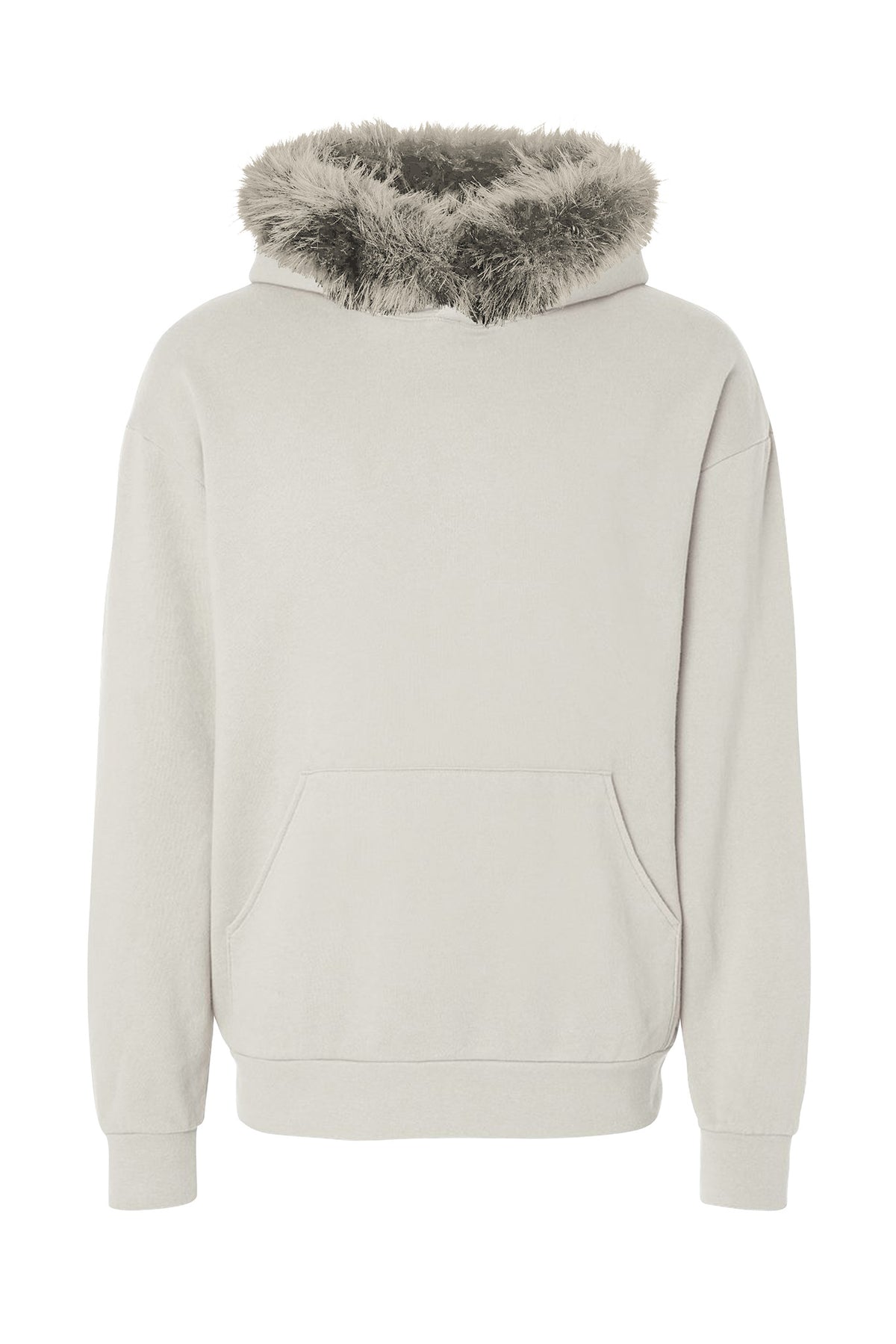 GENUINE MERINO FUR HOODIE white version