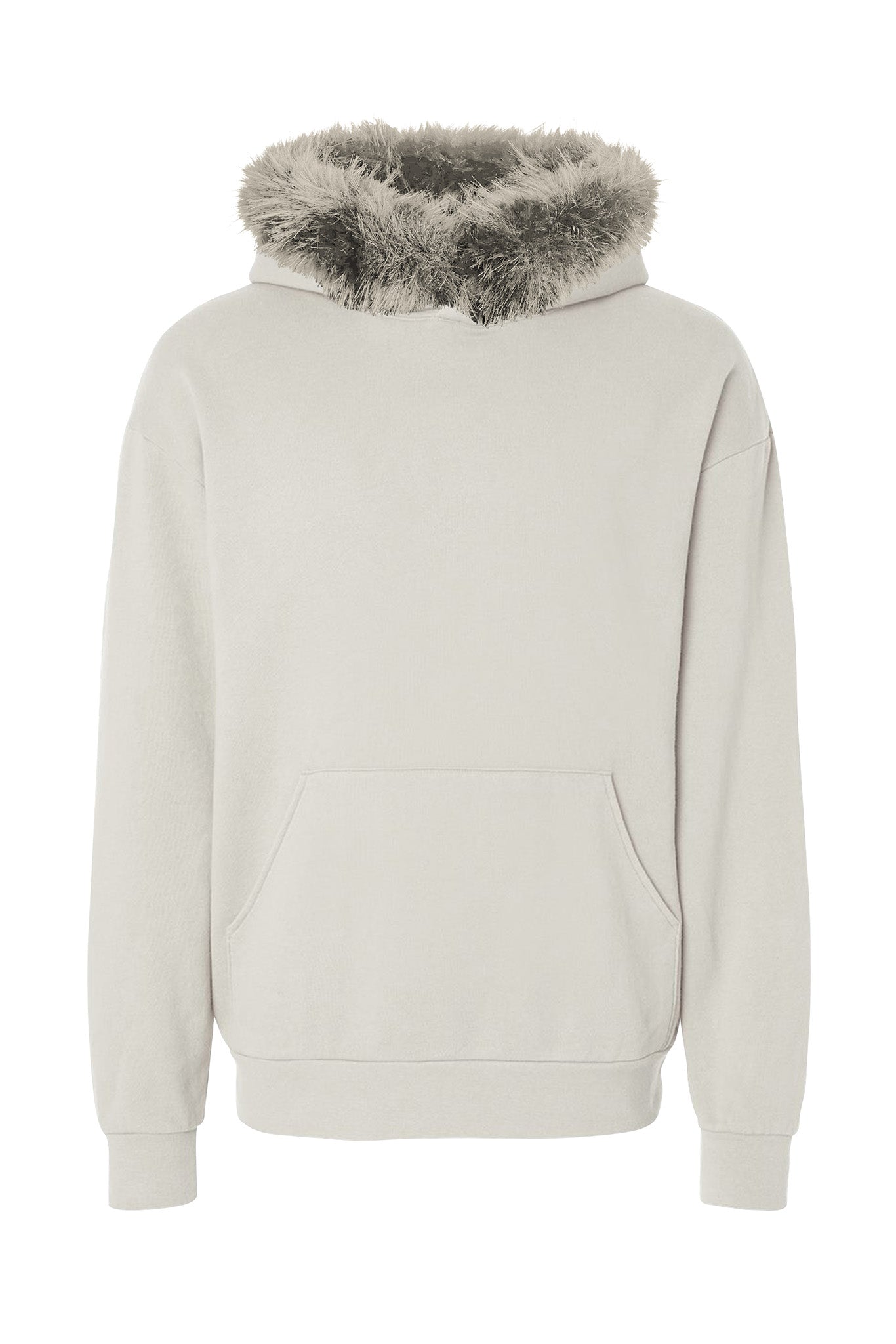 GENUINE MERINO FUR HOODIE white version