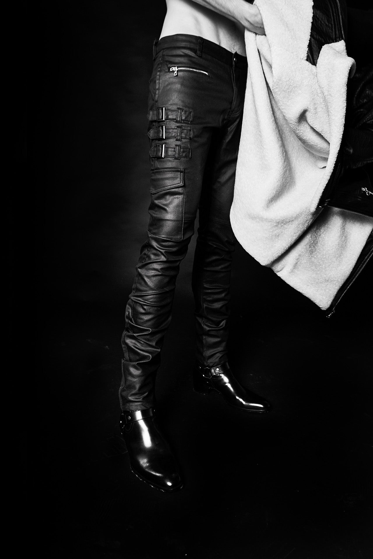 OMARI WAXED JEANS | AKINGS