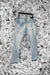 BLUE DISTRESSED JEANS