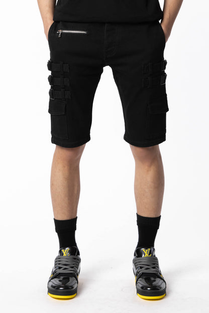 OMARI DENIM SHORTS - AKINGS