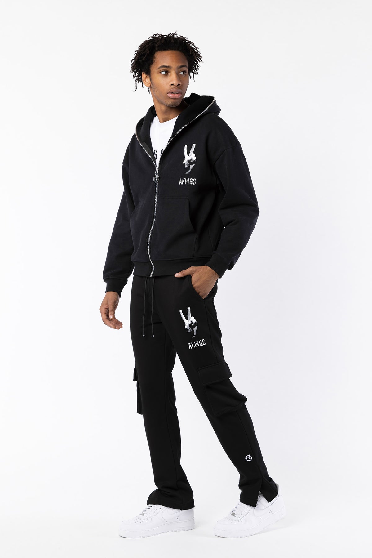 PEACE ZIP HOODIE - AKINGS