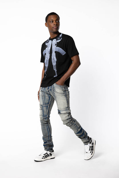 model wearing size Large