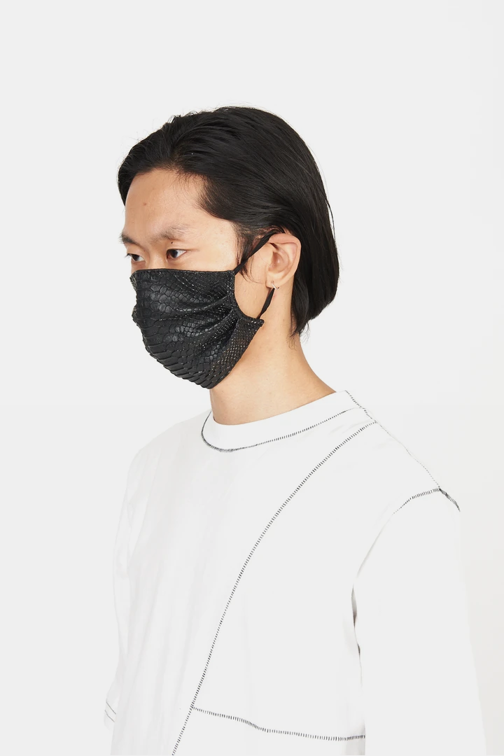 VEGAN PYTHON FACE MASK - AKINGS