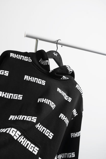 Close-up 1984 MULTI LOGO HOODIE showing logo detail