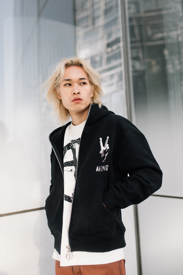 Anarchy Multi Logo Hoodie | AKINGS M