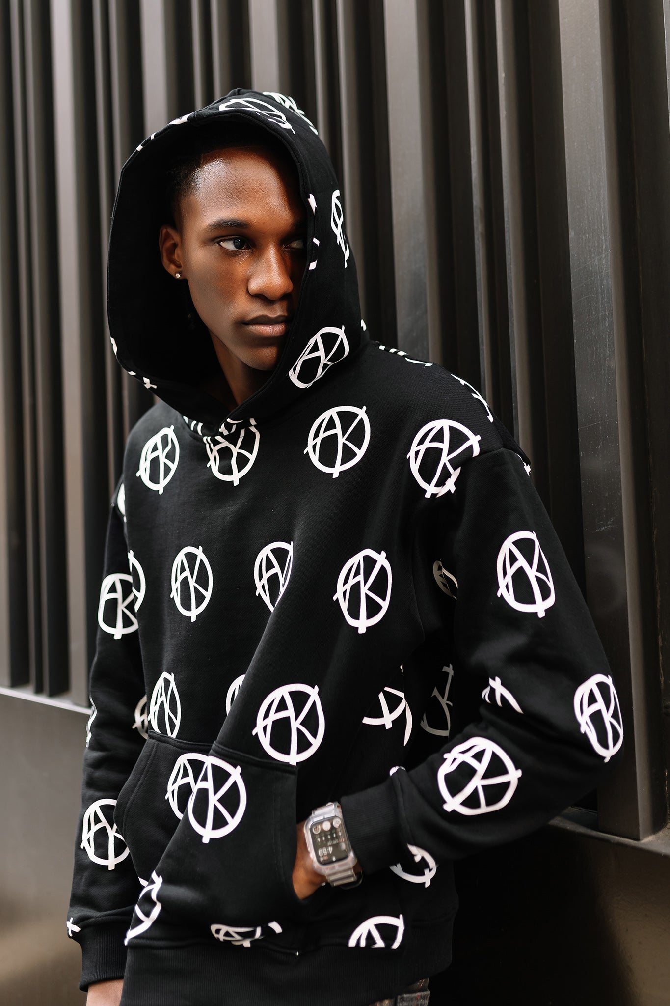 Black anarchy sale hoodie revenge